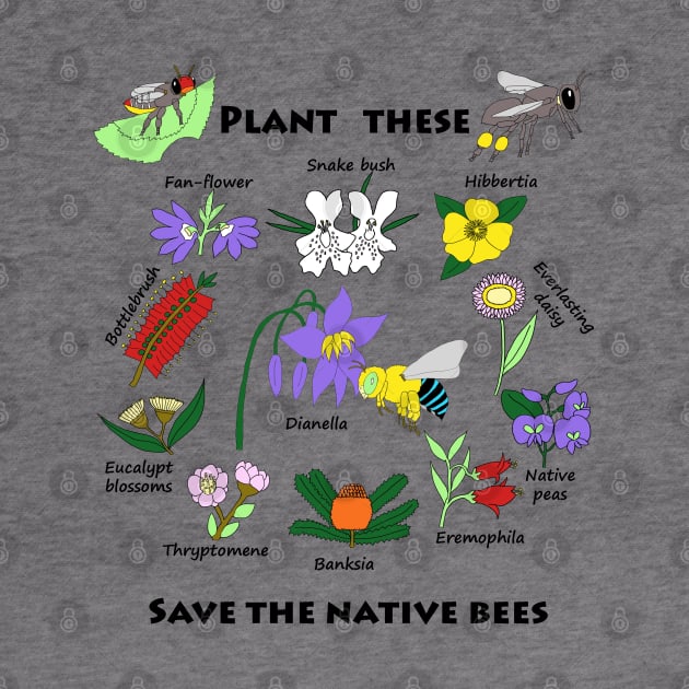 Plant these, save the native bees by Bee Babette